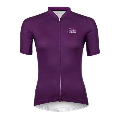 Force PURE LADY fialový dámsky cyklodres - kr. rukáv Force PURE LADY fialový dámsky cyklodres - kr. rukáv