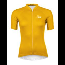 Force PURE žlutý dámský cyklistický dres