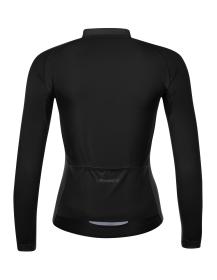 Force PURE UNI černý cyklistický dres - dlouhý rukáv