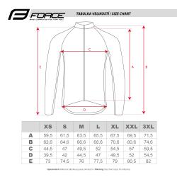 Force RIDGE černo-modrý cyklistický dres - dlouhý rukáv