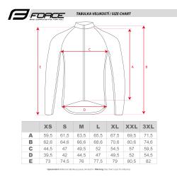 Force RIDGE černo-modrý cyklistický dres - dlouhý rukáv