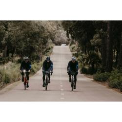 Force RIDGE čierno-modrý cyklistický dres - dlhý rukáv