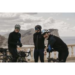 Force RIDGE čierno-modrý cyklistický dres - dlhý rukáv