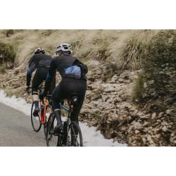 Force RIDGE čierno-modrý cyklistický dres - dlhý rukáv