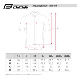 Force ROCK LADY černý dámský cyklistický dres -kr. rukáv