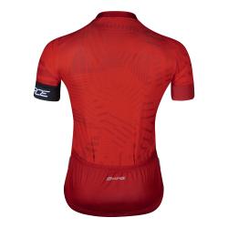 Force SHARD červený cyklistický dres - krátký rukáv