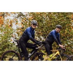 Force SMOOTH modro-černý cyklodres - dlouhý rukáv