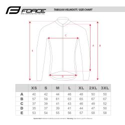 Force SMOOTH modro-černý cyklodres - dlouhý rukáv