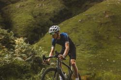 Force SMOOTH modro-černý cyklodres - krátký rukáv