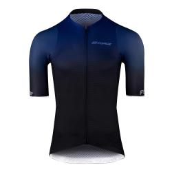 Force SMOOTH modro-čierny cyklistický dres - krátky rukáv