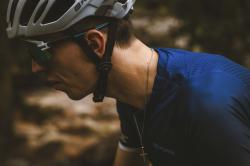 Force SMOOTH modro-černý cyklodres - krátký rukáv