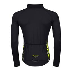 Force SPIKE černo-fluo cyklodres - dlouhý rukáv