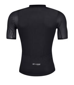 Force STREAM černý pánský cyklodres - krátký rukáv