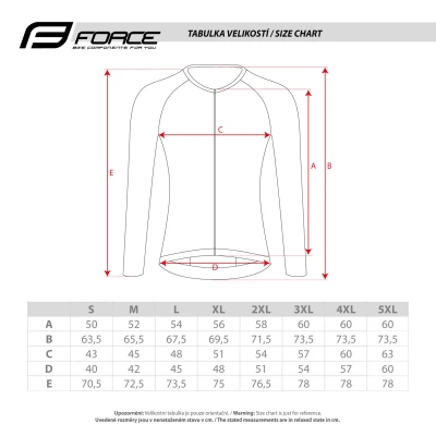 Force SWAY černý dres - dl. rukáv