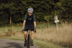 Force SWAY tm.zelený cyklodres - kr. rukáv