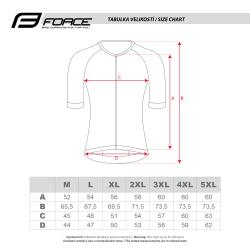 Force SWAY tm.zelený cyklodres - kr. rukáv