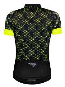 Force VISION fluo dámský cyklodres - kr. rukáv