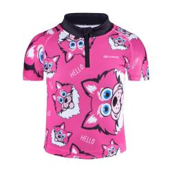 Force WOLFIE KID růžový dětský cyklistický dres Force WOLFIE KID růžový dětský cyklistický dres