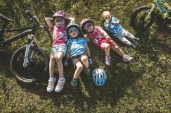 Force WOLFIE KID modrý dětský cyklistický dres