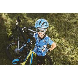 Force WOLFIE KID modrý dětský cyklistický dres