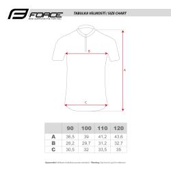 Force WOLFIE KID modrý dětský cyklistický dres