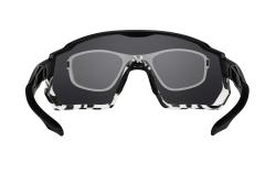Force DRIFT čierno-zebra cyklistické okuliare - čierne kontrastné sklo okuliare