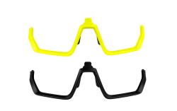 Force DRIFT čierno-zebra cyklistické okuliare - čierne kontrastné sklo okuliare