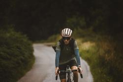 Force DRIFT čierno-zebra cyklistické okuliare - čierne kontrastné sklo okuliare