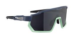 Force DRIFT stormy blue-mint cyklistické brýle - černé kontrast.sklo