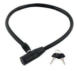 Force Zámek ECO klíčkový bez držáku 70cm/8mm, černý