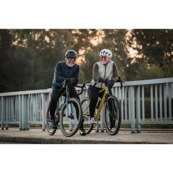 Force ENDLESS béžovo-zelený cyklodres - dlouhý rukáv POUZE L (VÝPRODEJ)