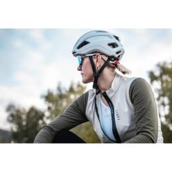 Force ENDLESS béžovo-zelený cyklodres - dlouhý rukáv POUZE L (VÝPRODEJ)