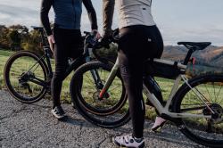 Force ENDLESS černé cyklokalhoty se šráky a vložkou