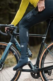 Force ENDLESS černé cyklokalhoty se šráky bez vložky