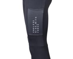 Force ENDLESS čierne cyklokalhoty so šrákmi bez vložky