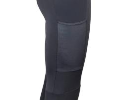 Force ENDLESS čierne cyklokalhoty so šrákmi bez vložky