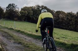 Force ENDLESS čierne cyklokalhoty so šrákmi bez vložky