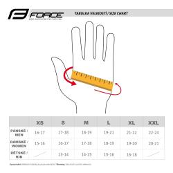Force EXTRA modré cyklorukavice jaro-podzim