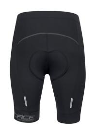 Force FASHION černo-šedý cyklistický dres - krátký rukáv + Force B21 EASY černé cyklokraťasy do pasu s vložkou