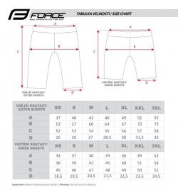 Force FASHION černo-šedý dres + Force BLADE MTB černé cyklokraťasy
