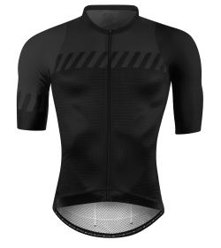 Force FASHION čierno-sivý cyklistický dres - krátky rukáv