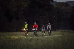 Force FASHION černo-fluo cyklokalhoty se šráky a vložkou