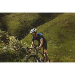 Force FASHION čierno-šedé cyklokraťasy so švami a vložkou