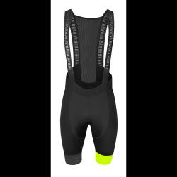 Force FASHION černo-fluo cyklokalhoty se šráky a vložkou Force FASHION černo-fluo cyklokalhoty se šráky a vložkou
