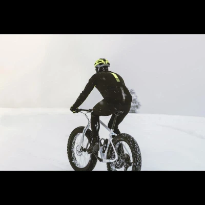 Force FROST čierno-fluo pánska softshell cyklobunda IBA S (VÝPREDAJ)