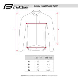 Force FROST KID černo-fluo softshell bunda