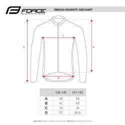 Force FROST KID čierno-fluo softshell bunda