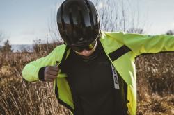 Force FROST LADY fluo-černá dámská softshell cyklobunda