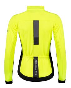 Force FROST LADY fluo-černá dámská softshell cyklobunda