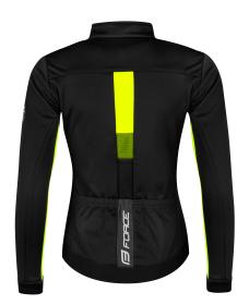 Force FROST čierno-fluo dámska softshell cyklobunda